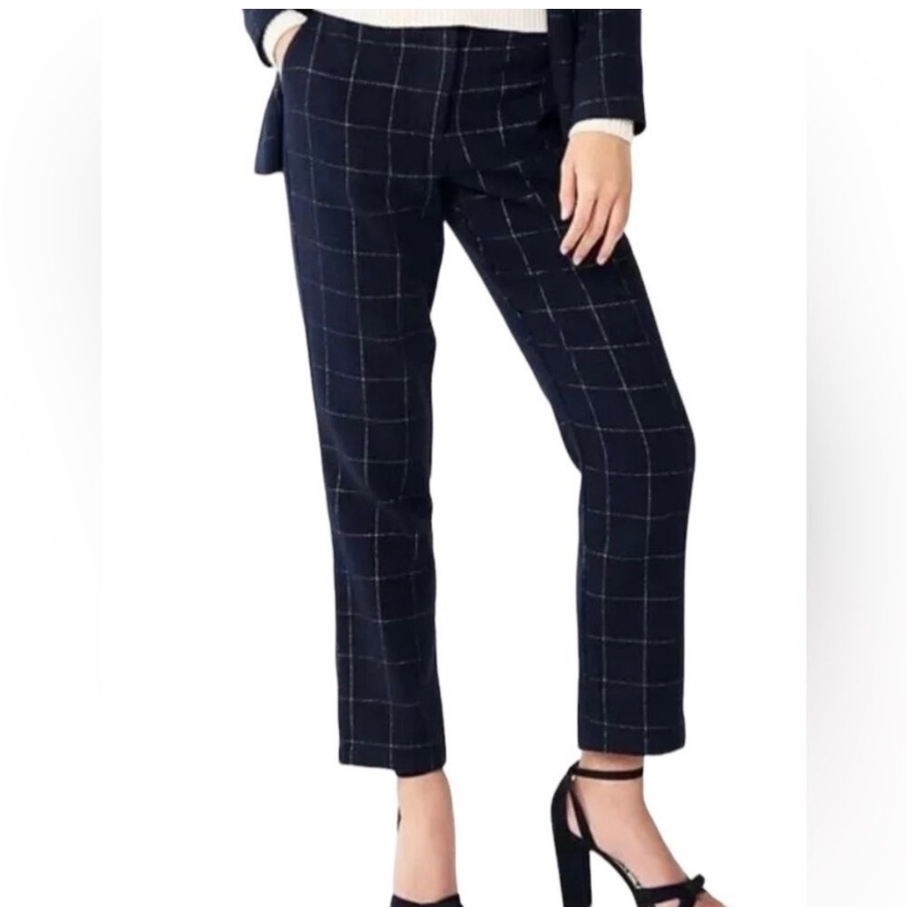 Draper James Wool Blend Navy Trousers Size 12. NWOT
